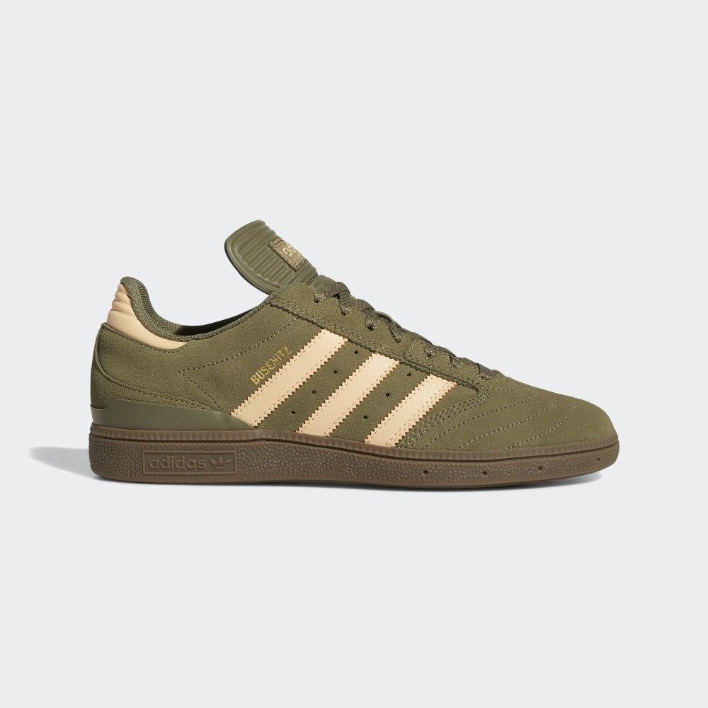 Adidasi Skate Adidas Busenitz Barbati Romania - Kaki/Portocalii/Albi EG2477